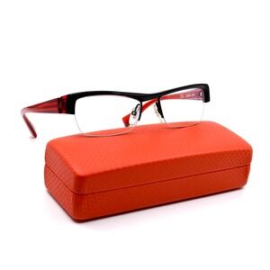 ALAIN MIKLI AL 0794 0013 BLACK RED AUTHENTIC EYEGLASSES